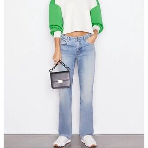 FRAME Denim the Low Boot in Indigo Summit Jeans